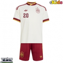 Spain Pedri Gonzalez #20 Replica Away Minikit World Cup 2026 Short Sleeve (+ pants)